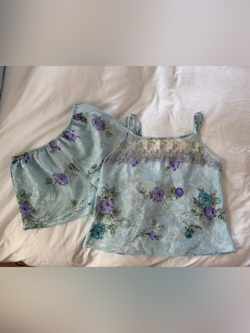 Vintage Women’s Cutesy Whimsical Girly Summer PJ Short Set